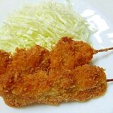 くるくる巻き薄切り肉で串カツ＊おばあちゃんの串カツ